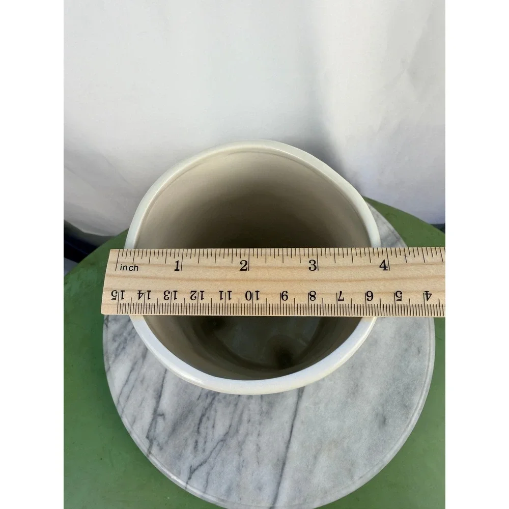 Modern Ceramic Pine Tree Footed Vase Planter 8.5